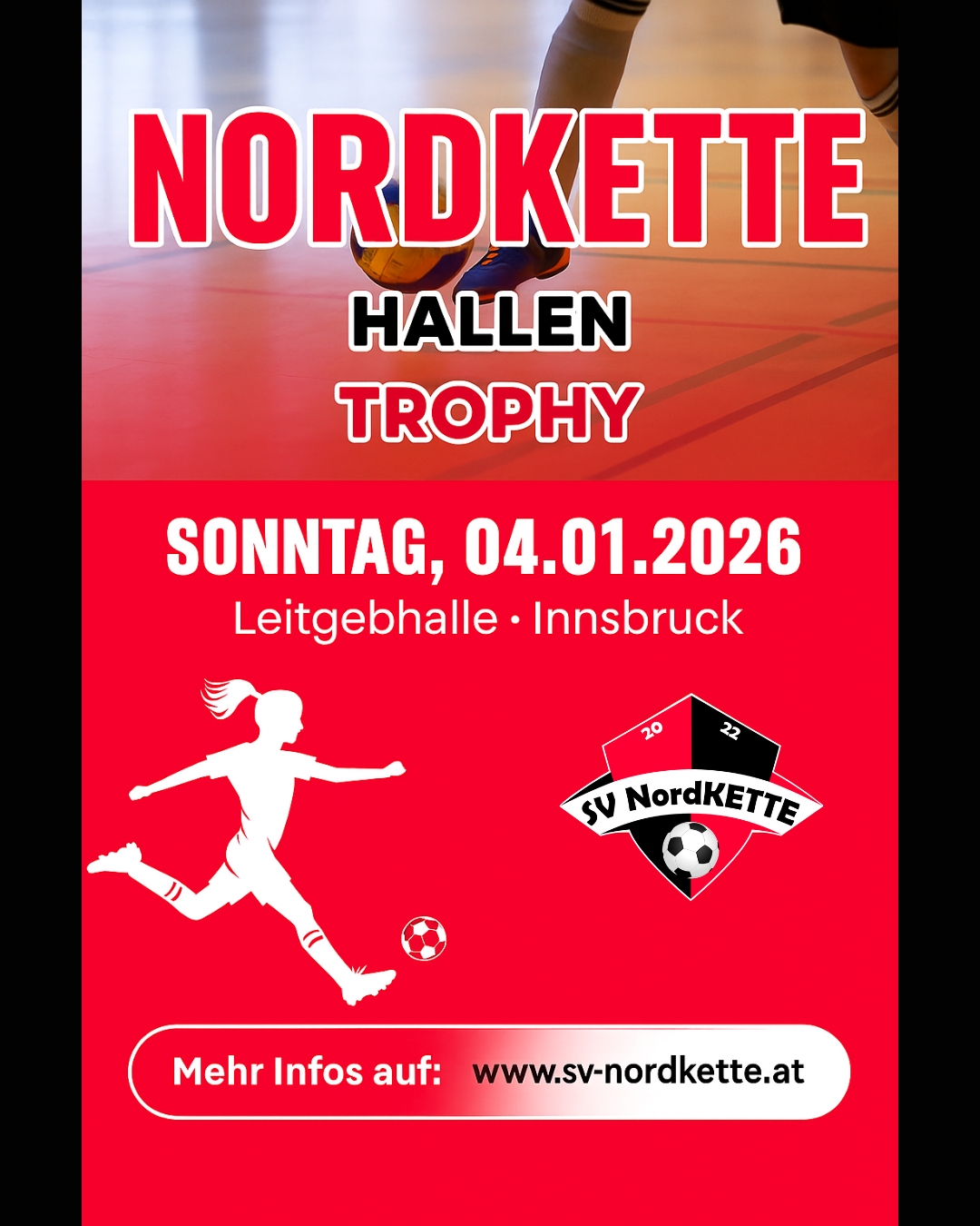 Read more about the article Einladung zur NordKETTE Hallen Trophy 2026 – Damen-Turnier